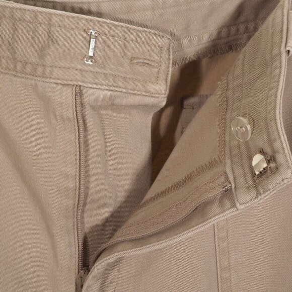 Rafaella Womens Khaki Cropped Pants Size 6 Cotton/Spandex Blend With Pockets & B - Picture 5 of 11